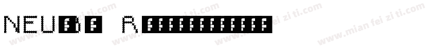 NEU-B5 Regular字体转换